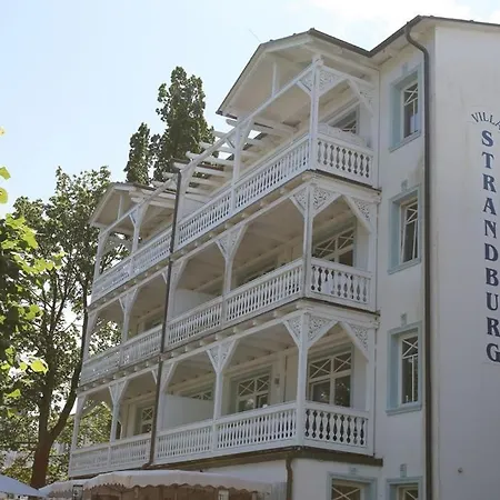 Fewo Direkt Am Strand, Mit Balkon Mit Meerblick, Villa Strandburg, Binz Daire