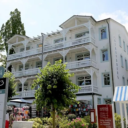 Daire Fewo Direkt Am Strand, Mit Balkon Mit Meerblick, Villa Strandburg, Binz